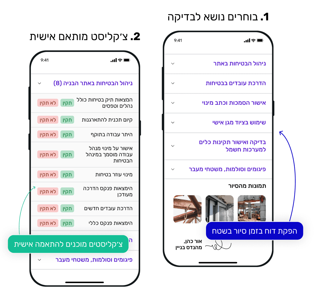 הדרך הטובה ביותר להפקת דוחות בטיחות
